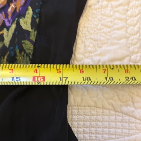 Bar III Multicolor Floral Peplum Blouse #553 - Picture 8 of 9